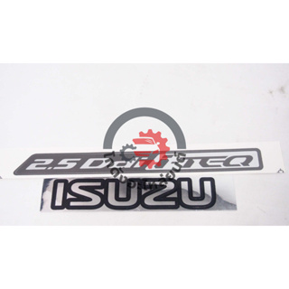 สติ๊กเกอร์ ฝาท้าย อีซูซุ ดีแม็ก ปี 2007-2010 "2.5 Ddi I-TEQ" สีดำ ISUZU D-MAX 2007-2010 โกดังอะไหล่ยนต์ อะไหล่ยนต์