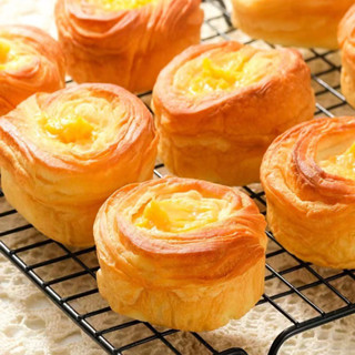 15บาทพร้อมส่งขนมปังทาร์ตไข่นมข้ม Egg Tart Breadนุ่มหอมอร่อยไม่ต้องพรีออเดอร์