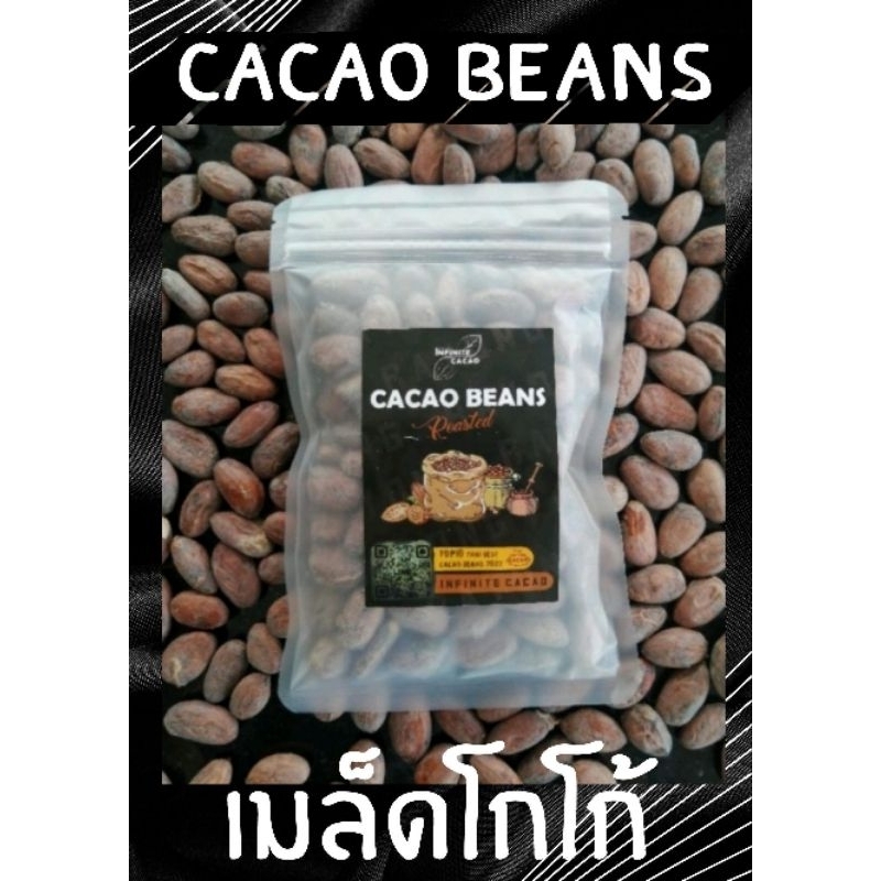 Roasted cacao beans 100g เมล็ดโกโก้คั่ว