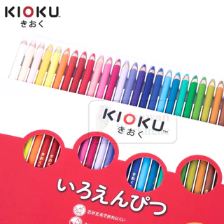 KIOKU ดินสอสีไม้ Japanese Technology สีไม้ ดินสอสี คิโอคุ Non-Toxic Coloured Pencils