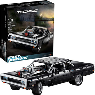 ⚡ส่งภายใน48ชม⚡Dodge building block racing model car gift assembly toy  sports car series Dodge.