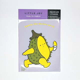 Little Joy สติ๊กเกอร์ - ทุเรียน Smells Like Durian Spirit