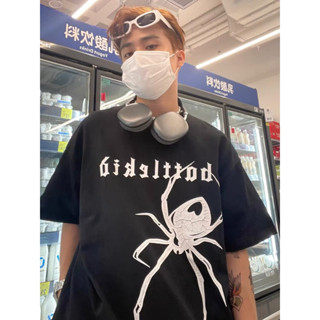 เสื้อยืดผู้ชายโอเวอร์ไซส์ spider battlekid