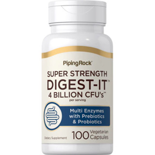 Digest-IT Multi Enzymes Super Strength with Prebiotics &amp; Probiotics (100เม็ด) เอนไซม์รวม &amp; พรีไบโอติก &amp; โพรไบโอติก