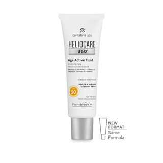 ส่งฟรี Heliocare 360º Age Active Fluid Sunscreen SPF50 PA++++  ผลิตภัณฑ์กันแดด AUG02