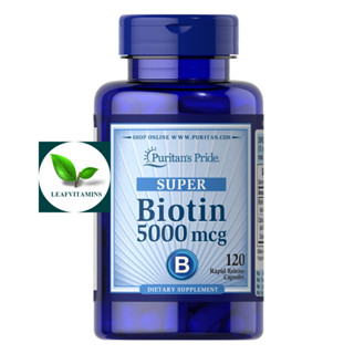 Puritans Pride Biotin 5000 mcg / 120 Capsules