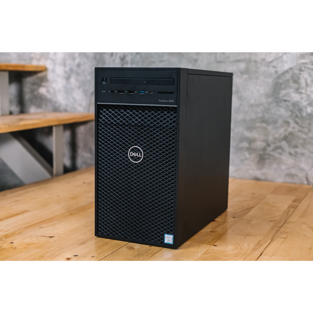 (ผ่อน 0%) คอมกราฟิก คอมมือสอง WORKSTATION DELL PRECISION 3630 i7-9700K Quadro RTX4000 RAM 64 HDD 2tb