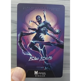 บัตรสะสม บัตรหนัง M Pass | M Generation Blue Beetle จาก Major Cineplex บลูบีทเทิล บลูบีเทิล บลู บีเทิล DC M Pass Regular