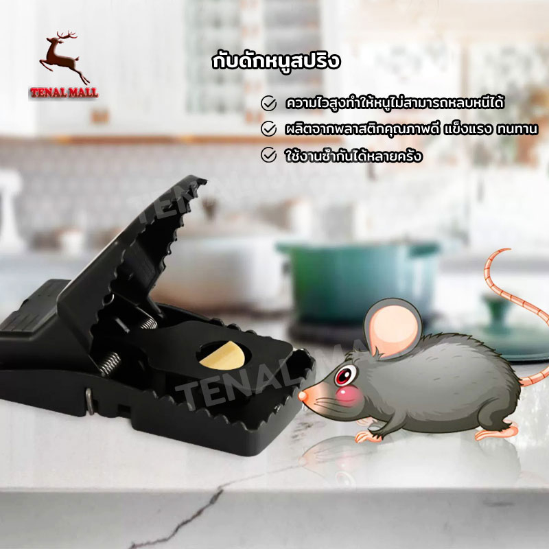 กับดักหนูสปริง ที่ดักหนู กับดักหนู อุปกรณ์ดักหนู กับดักหนูสปริง mouse traps ใช้ซ้ำได้ ความไวสูง แบบสปริง