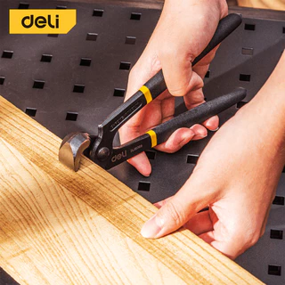 Deli คีมปากนกแก้ว คีมผูกลวด คีมมัดลวด ตัดลวด ตัดโลหะ เครื่องมือช่าง อุปกรณ์เครื่องมือช่าง 6นิ้ว 8นิ้ว Carpenter Pliers