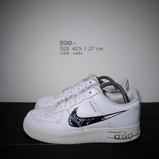 Nike Air Force 1 Sketch 42.5 / 27 cm AF1 มือสองของแท้100% (A204)