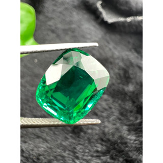 Lab Emerald 10x12mm  cushion shape 1 pieces