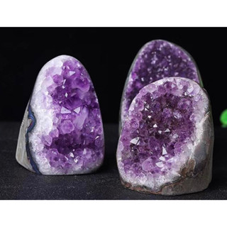 1 PC Natural Amethyst Geode Quartz Cluster Crystal Specimen Energy Healing,purple crystal cluster, home living,decor