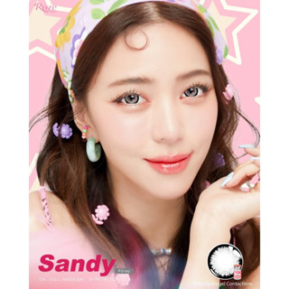 **มีค่าสายตา** คอนแทคเลนส์ Sandy ไซส์ 14.8 ตาโต ตัดขอบดำ ตาหวาน เป็นประกาย