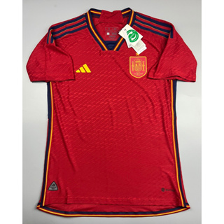 SALE !!! เสื้อบอล เพลเย่อ ทีมชาติ สเปน เหย้า สีแดง   Player Spain Home Cecat