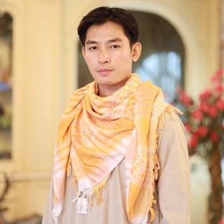 SBA54 ผ้าสารบั่น (ผ้าริดดะห์ เนื้อ2หน้า) สินค้านำเข้า ลายตาราง เนื้อผ้าสบัน ใช้โพกศรีษะโพกหัวมุสลิมเสื้อผ้ามุสลิม