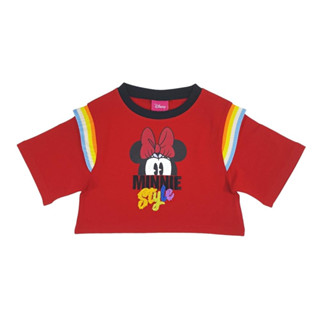 Minnie Mouse by เลซองฟอง 1N20F03 ( ) เสื้อยืดแขนสั้นเด็กหญิงลิขสิทธิ์ห้าง