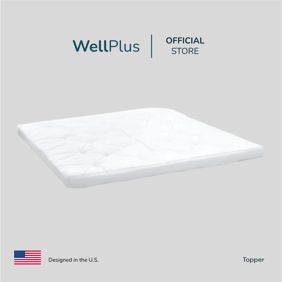 WellPlus Topper Conjugated Siliconized Fiber รุ่น ZPlus O2 หนา 4 นิ้ว ท็อปเปอร์สุขภาพ ที่นอน