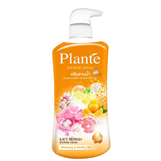 Plante ครีมอาบน้ำแพลนเต้ จูสซี่ รีเฟรช ชาวเวอร์ ครีม 500ml. (สีส้ม)