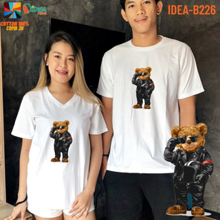 เสื้อยืดลายหมี เสื้อหมี 16 Cotton Comb 30 พรีเมี่ยม แบรนด์ IDEA T-SHIRTS