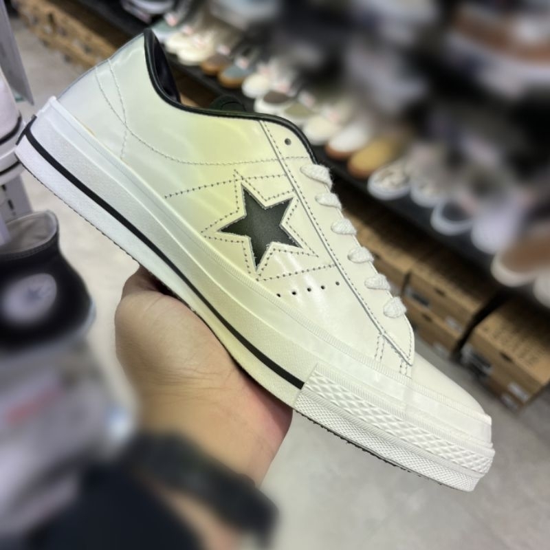 รองเท้า CONVERSE ONE STAR J - Made in Japan White/Black