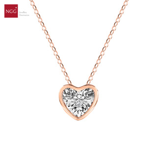 NGG Dancing Diamond 18K Rose Gold Diamond Necklace