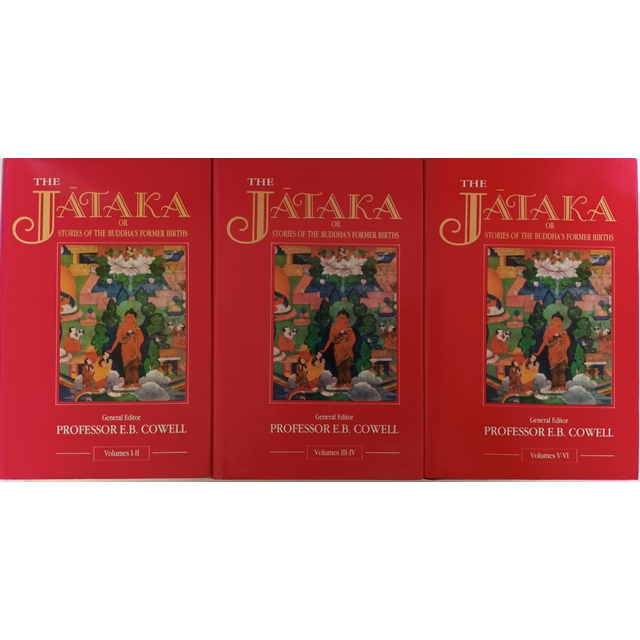 (ภาษาอังกฤษ) The Jataka or Stories of the Buddha's Former Births (All 3 books (6 volumes)) *หนังสือหายากมาก*