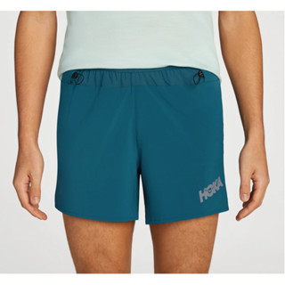 HOKA SPEEDGOAT TRAIL SHORT color Blue Coral: กางเกงสำหรับออกกำลังกาย วิ่งเทรล