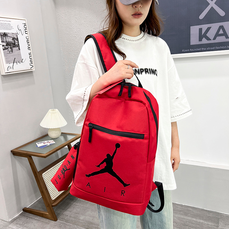 JORDANกระเป๋าเป้ผู้ชายและผู้หญิงรุ่นใหม