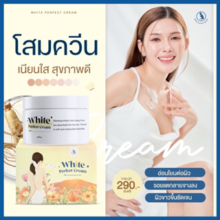 🧅[ส่งฟรี+ของแถม] โสมควีน Queen White Perfect Cream โสมควีนในตำนาน โสมผิวขาว โสมขาว ลดรอยแตกลาย เร่งขาวไว ผิวขาว