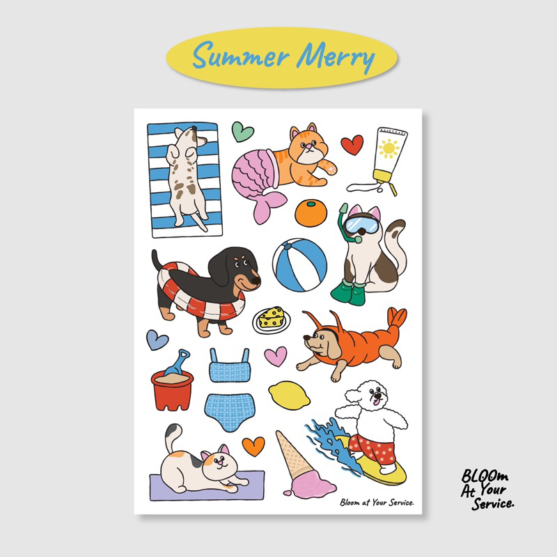 Summer Merry - Sticker decor