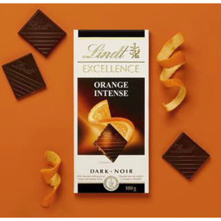 Lind excellent orange dark chocolate 100g. ลินด์ ดาร์กช็อกโกแลตส้ม นำเข้าจากฝรั่งเศส🇫🇷