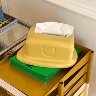 พร้อมส่ง🛒 Butter tissue box🧈กล่องทิชชู่ทรงเนยแข็งละลาย