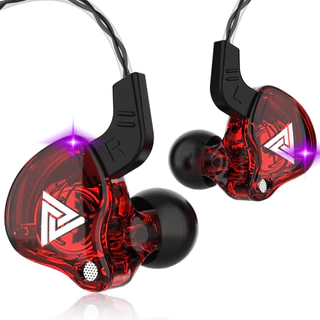 QKZ AK6 in ear ของแท้ คุณภาพดี เสียงดี เบสแน่น หูฟังอินเอียร์ ระดับเสียง HI-FI ไมค์เพิ่ม/ลดเสียง สายยาว 1.2 เมตร