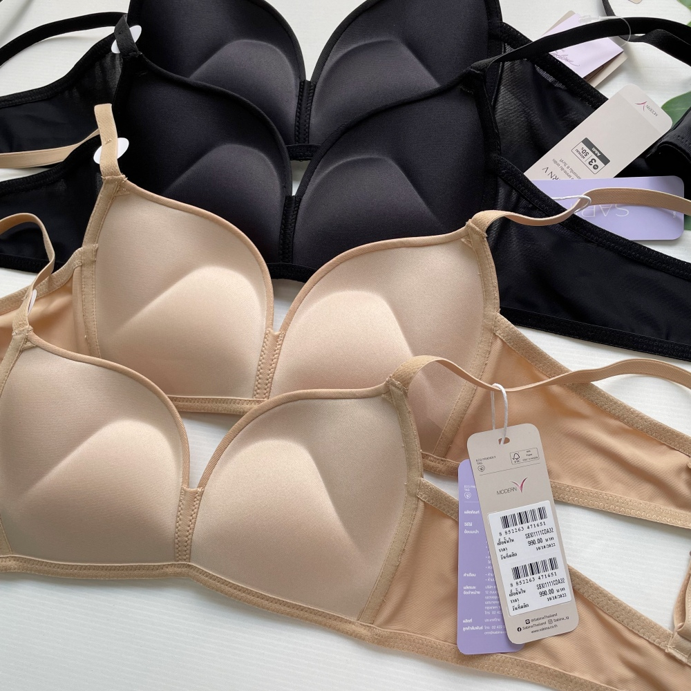 รหัส SBXI1111 Sabina ซาบีน่า เสื้อชั้นใน Invisible Wire (ไร้โครง) รุ่น Modern V รหัส SBXI1111BK สีดำ SBXI1111CD SBI - รูปที่ 4