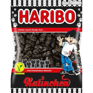 ⚡️พร้อมส่ง‼️นำเข้าจากเยอรมัน🇩🇪 Haribo Katinchen เยลลี่แมวดำกลิ่นชะเอม เคี้ยวเพลิน ตราฮาริโบ