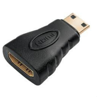 MINI HDMI to HDMI adapter หัวแปลง MINI HDMI เป็น HDMI หัวต่อ อุปกรณ์คอนเนคเตอร์