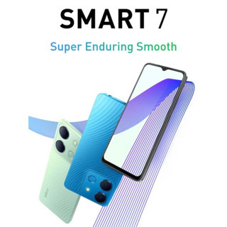 infinix smart 7(4+64GB)จอแสดงผล IPS 24-bit (16 ล้านสี)(By Shopee  SuperTphone1234)