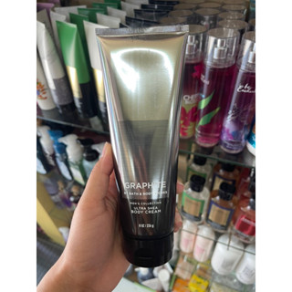 Bath &amp; Body Works Graphite Ultra Shea Body Cream 226 g. ของแท้