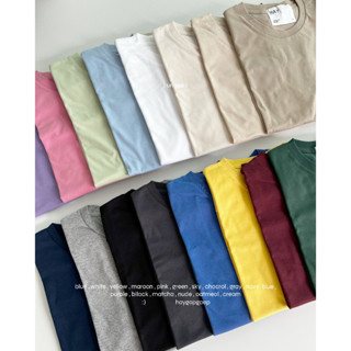 HAY - BASIC T-SHIRT เสื้อยืดสีพื้น