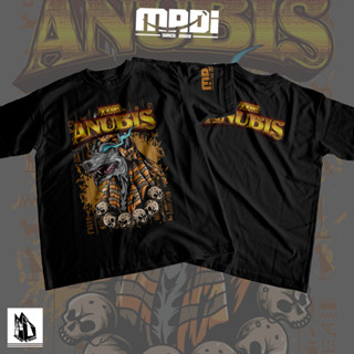 MADI เสื้อยืดแนว street ลาย Anubis COTTON100%