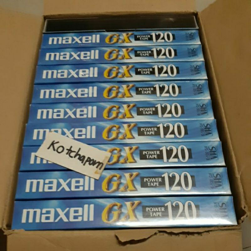 🚨มัวนวีดีโอ VHS เปล่า 240นาที,ม้วนวีดีโอเปล่า Sony super dx heavy duty e-120 นาที, VDO Onpa(ออนป้า)ค