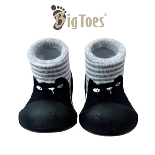 รองเท้าหัดเดิน Bigtoes ลาย Bear Black รองเท้าเด็ก รองเท้าเด็กอ่อน รองเท้าเด็กหัดเดิน