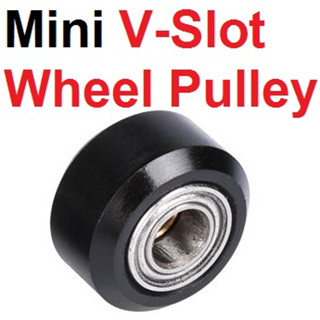 Openbuilds Plastic wheel POM small wheel (with bearing) Bore 5 mm.