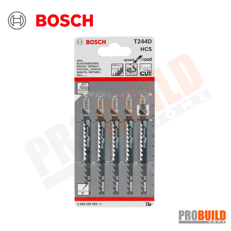 ใบเลื่อยจิ๊กซอ BOSCH T244D(ตัดไม้)