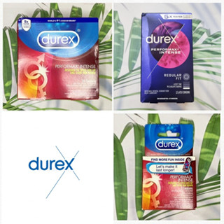 (Durex®) Performax Intense Designed to Speed Her Up And Slow Him Down, Ribbed 56 mm Condoms ดูเร็กซ์ ผิวขรุขระ