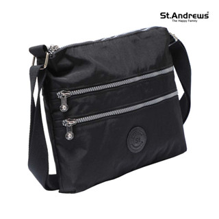 St.Andrews กระเป๋าสะพาย cross body - สีดำ (1002)