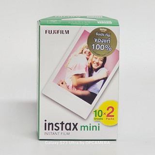 ฟิล์มโพลารอยด์ for Fuji Instax Mini (แพ็คคู่ 20แผ่น) (Exp.2024-11)