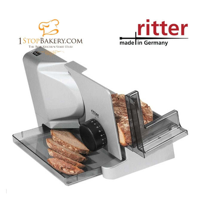 Ritterwerk Germany Electric Food Slicer Arcus 3, Silver Metallic, 65W (515.023)/ เครื่องสไลด์เนื้อ สไลด์ขนมปัง แบบโฮมยูส