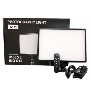 Photography LED Light A111 ไฟไลฟ์สด ไฟถ่ายภาพ ไฟสตูดิโอและถ่ายสินค้า พร้อมขาตั้ง 2.1เมตร (สินค้ารับประกัน 1 ปี)